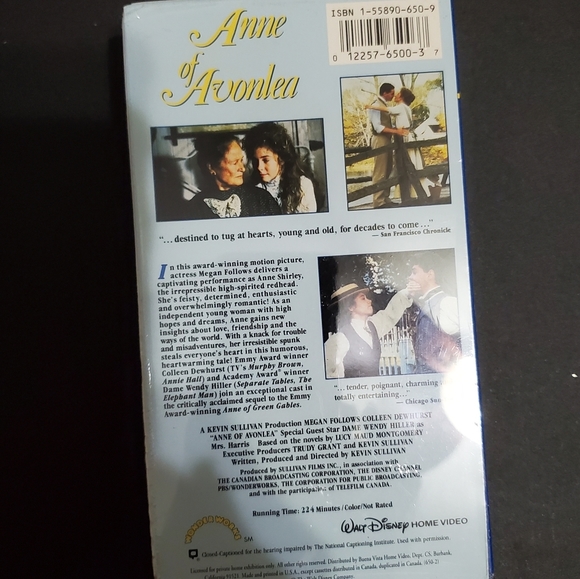 Disney Ann of Avonlea VHS  NEW-IN-PACKAGE ✨️ 💖 - Picture 2 of 7